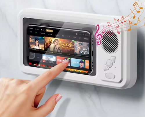 Bathroom Waterproof Phone Case with Bluetooth Speaker™